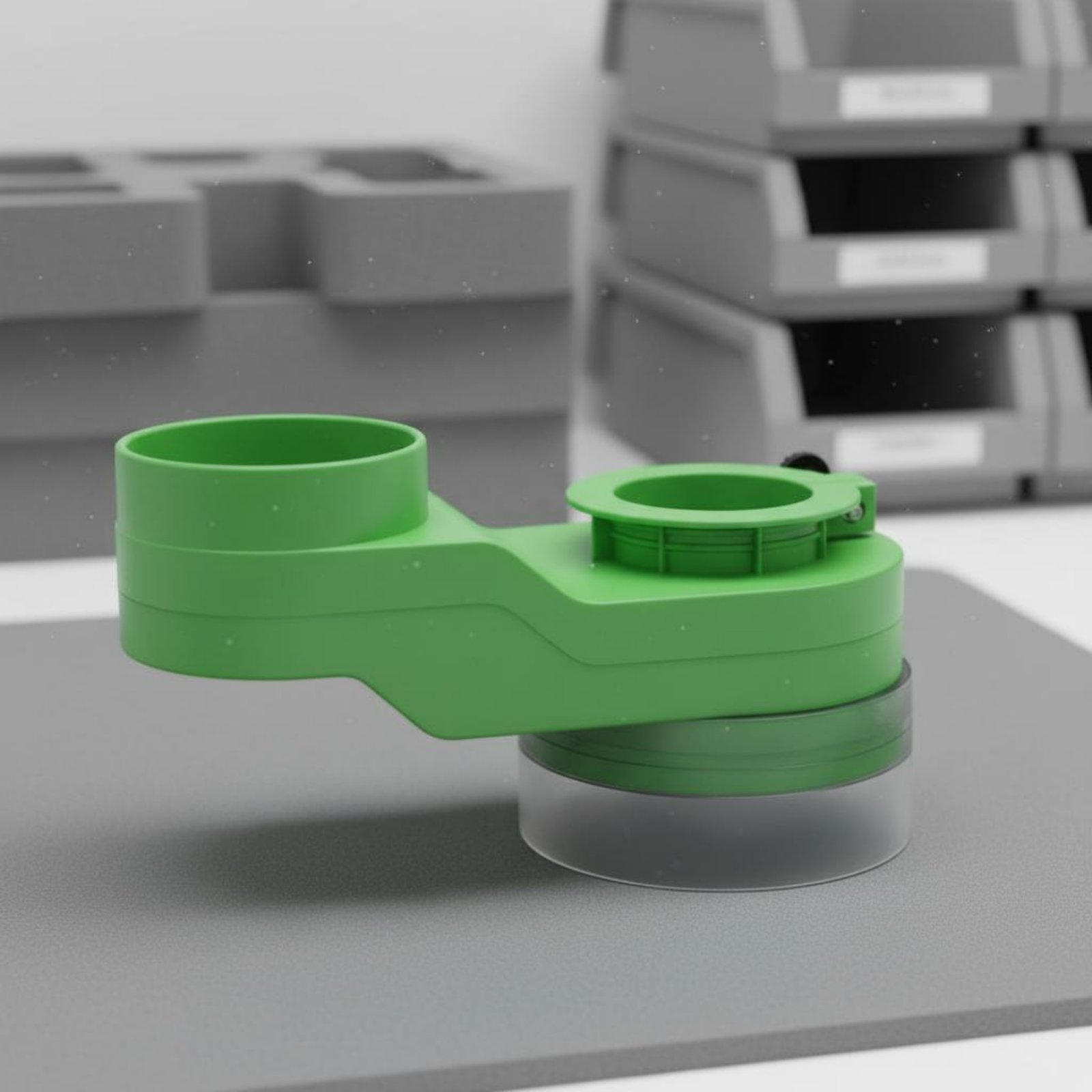 Workshop Tools Machine - スピンドルダストカバー クリーンカッティング CNCダストフード 彫刻機用吸引カバー ワークショップ、木工用の簡単ツール交換