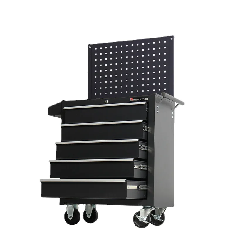 Tools Trolley For Workshop - 2026年モデル 5段引き出し収納ツールボックストロリー ワークショップ多機能自動車修理用ハードウェアモバイルメンテナンスツールキットキャビネット