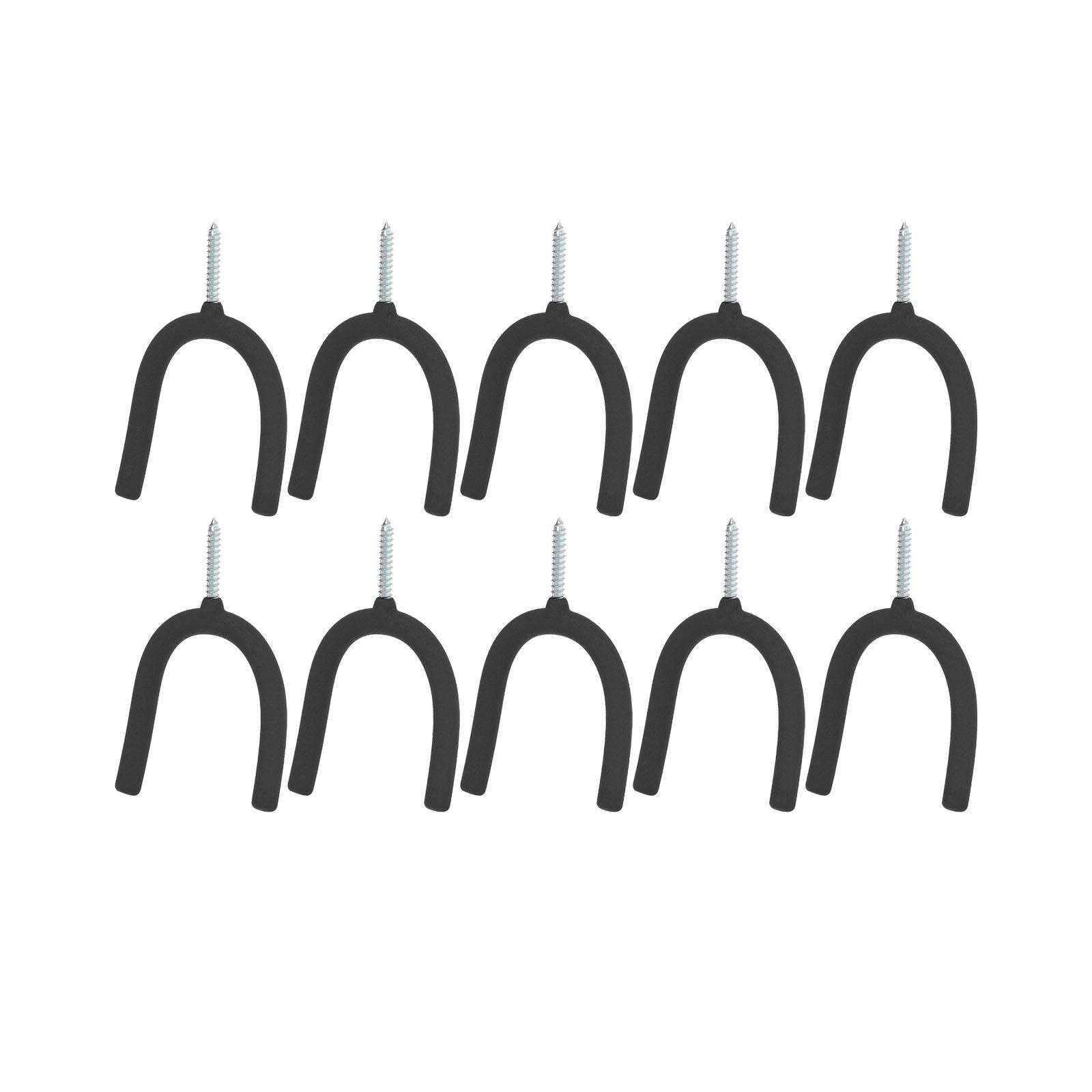 Workshop Tools Storage - 頑丈なU字型フック。ガレージや作業場の壁に取り付けて、工具やシャベル、熊手などを収納できる。多目的収納オーガナイザー。