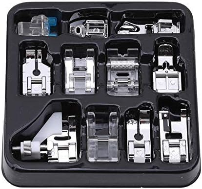 Workshop Tools Machine - 11個入り押さえ金具セット - ブラザー、シンガー、ベビーロック、ジャノメ、トヨタの低シャンクミシン用ウォーキングフットキット