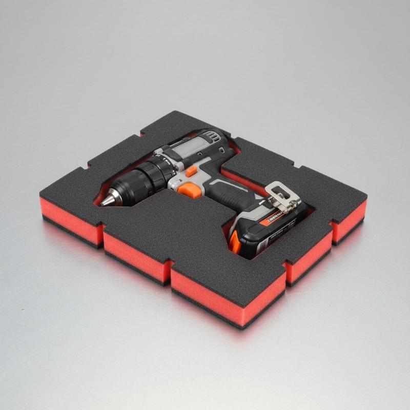 Workshop Tools Storage - 1 個赤黒耐衝撃フォームインサートツールオーガナイザースポンジライナー 48-22-8442 & 48-22-84432 ワークショップツール引き出し収納ボックス