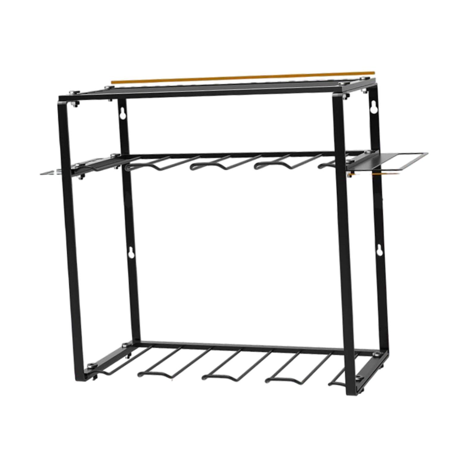Workshop Tools Storage - 電動工具オーガナイザー ワークショップ壁掛けユーティリティラック コードレスドリルハンガー棚 ドリル、ドライバー、ハンマー、レンチ、スパナ用