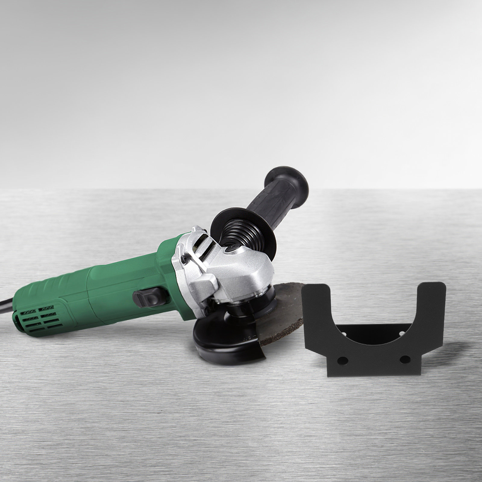 頑丈な鉄製アングルグラインダー用ブラケット。壁掛け式で、作業 - Workshop Tools Storage のレビューと価格