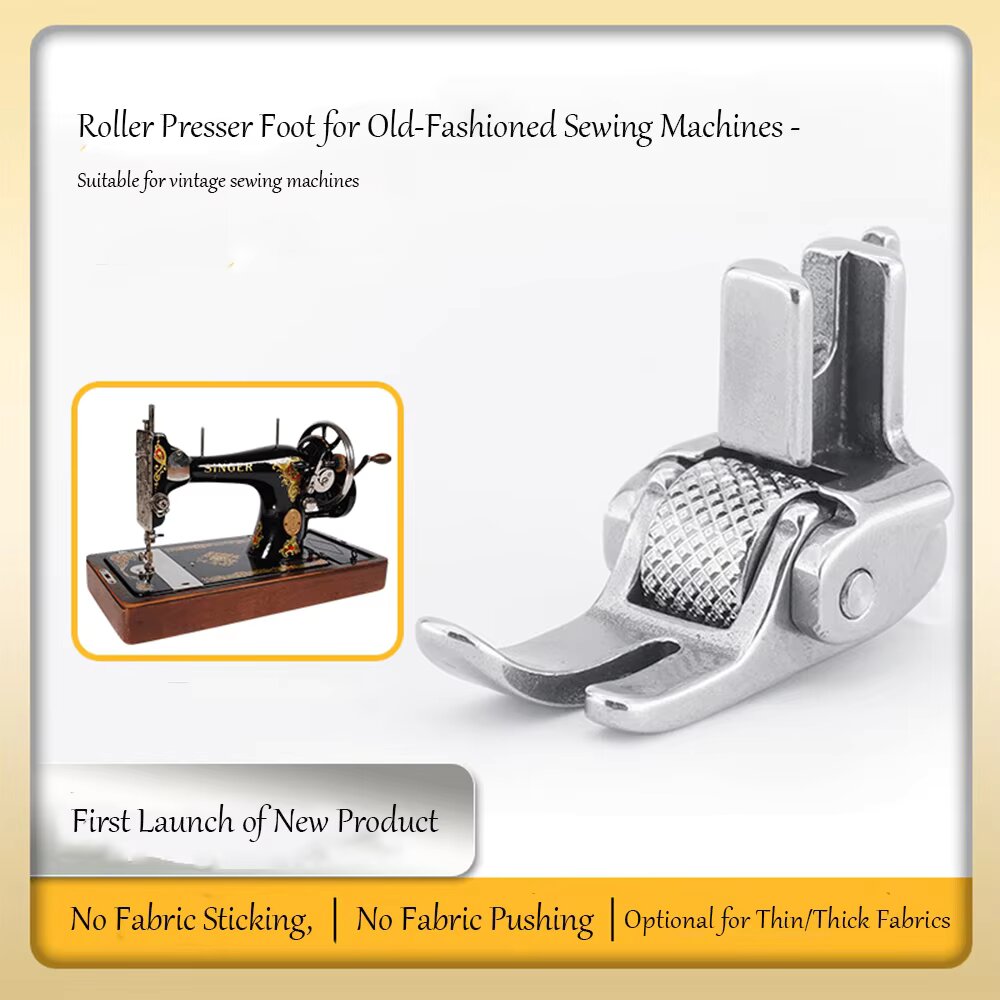 古い式の足踏みミシン用全鋼製ローラープレスフット、バタフライ - Workshop Tools Machine のレビューと価格