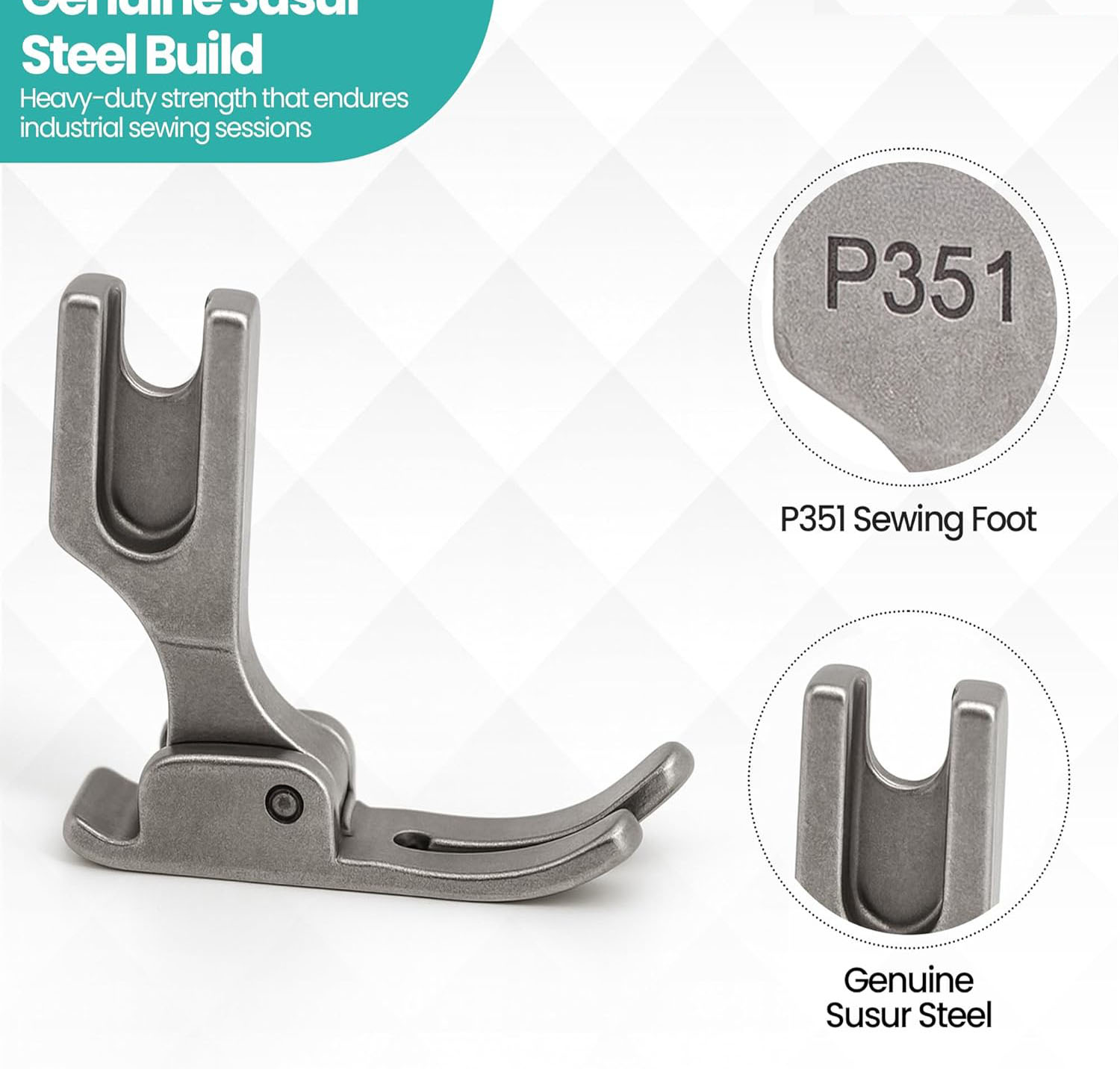 P351 工業用ミシン用標準押さえ金具、ストレートステッチフ - Workshop Tools Machine のレビューと価格